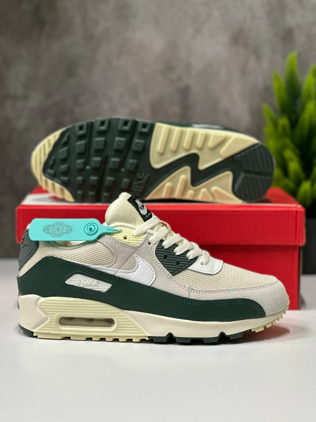 кроссовки nike air max 90,кроссовки nike air max 90 мужские,кроссовки nike air max 90 premium 'pro green',кроссовки,nike air max 90