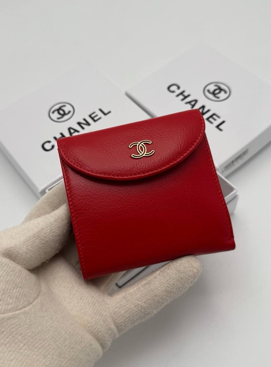 кошелёк chanel,кошелек шанель,женские кошельки,кошелек шанель красный,кошельки и портмоне