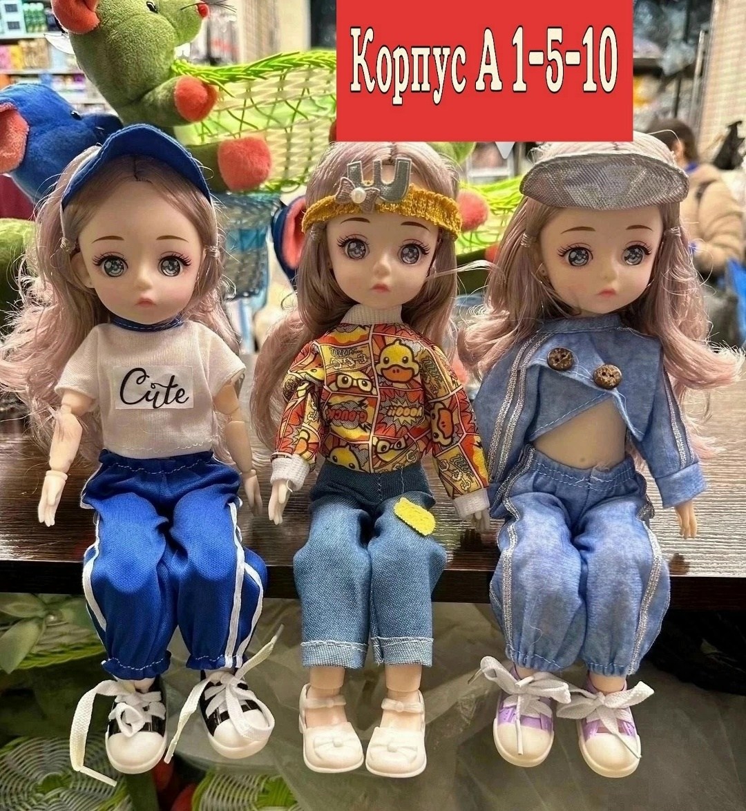 кукла шарнирная,шарнирная кукла 30 см,куклы оптом,кукла аксессуарами,кукла игрушка