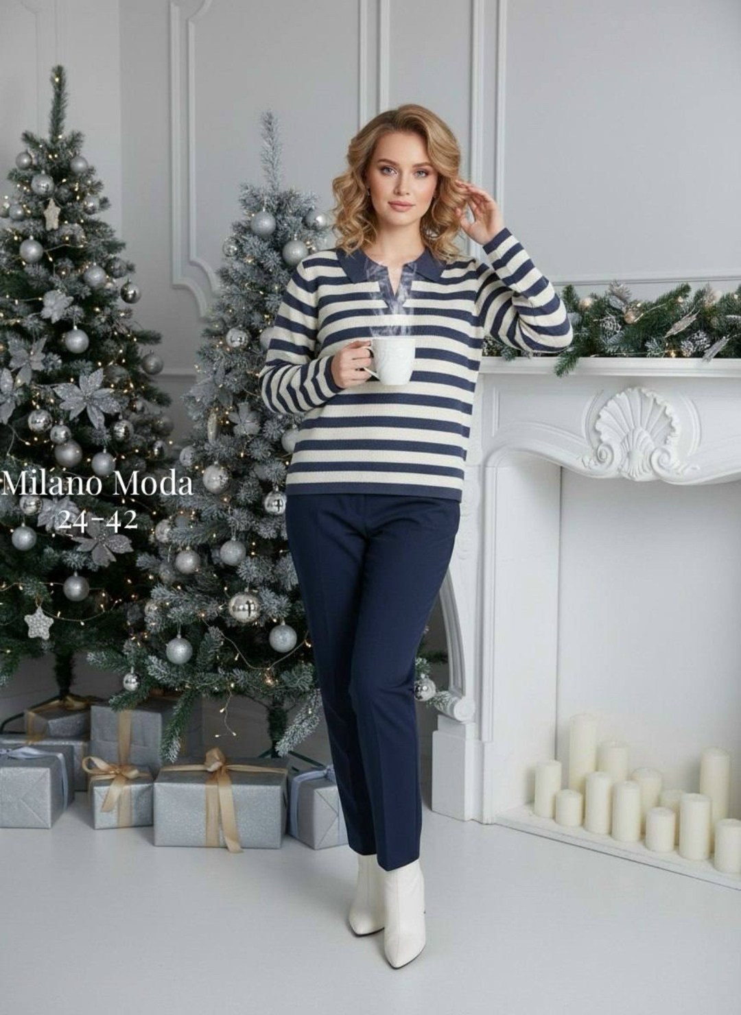 стильная новогодняя елка,стильное украшение елки,модели джинсов женских,стильная елка