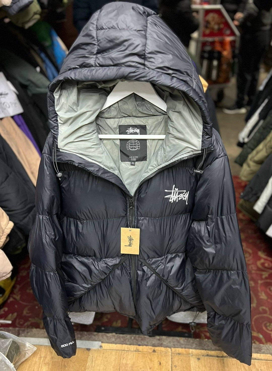 куртка зимняя stussy,пуховик stussy,куртка пуховик зимняя,куртка пуховик,зимняя куртка