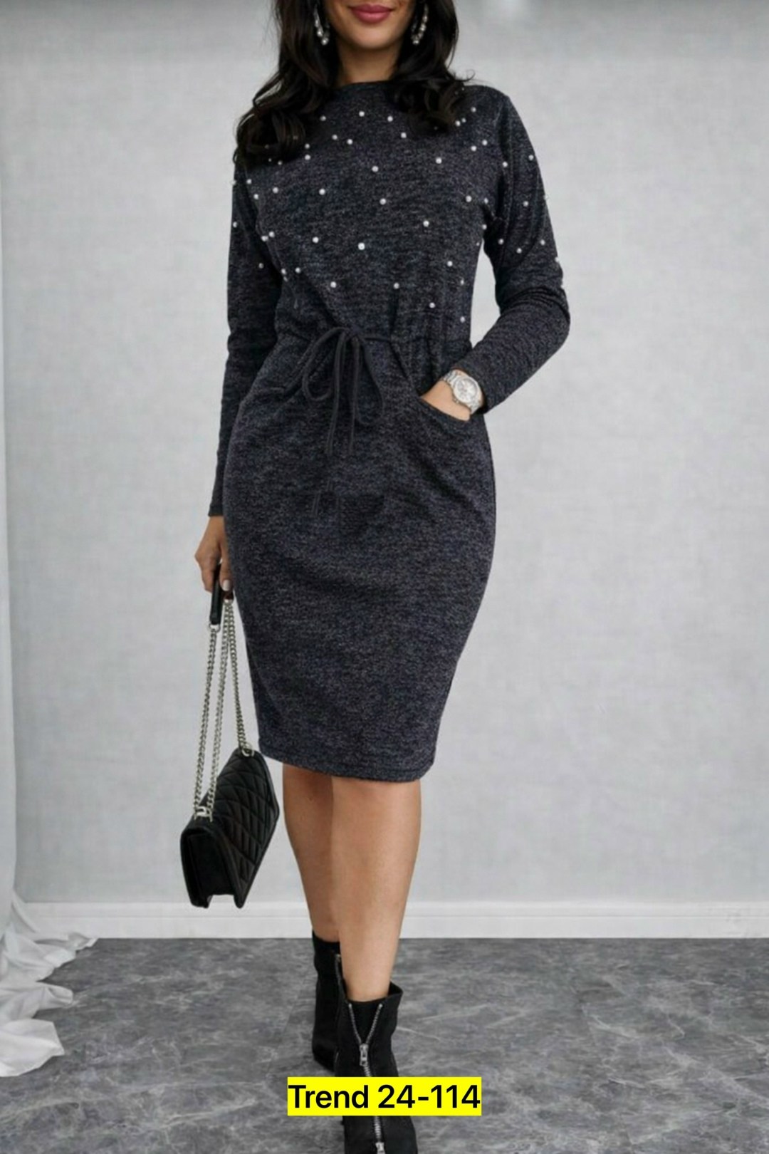 платье из ангоры,трикотажное платье,теплое платье,платье женское,платье с поясом