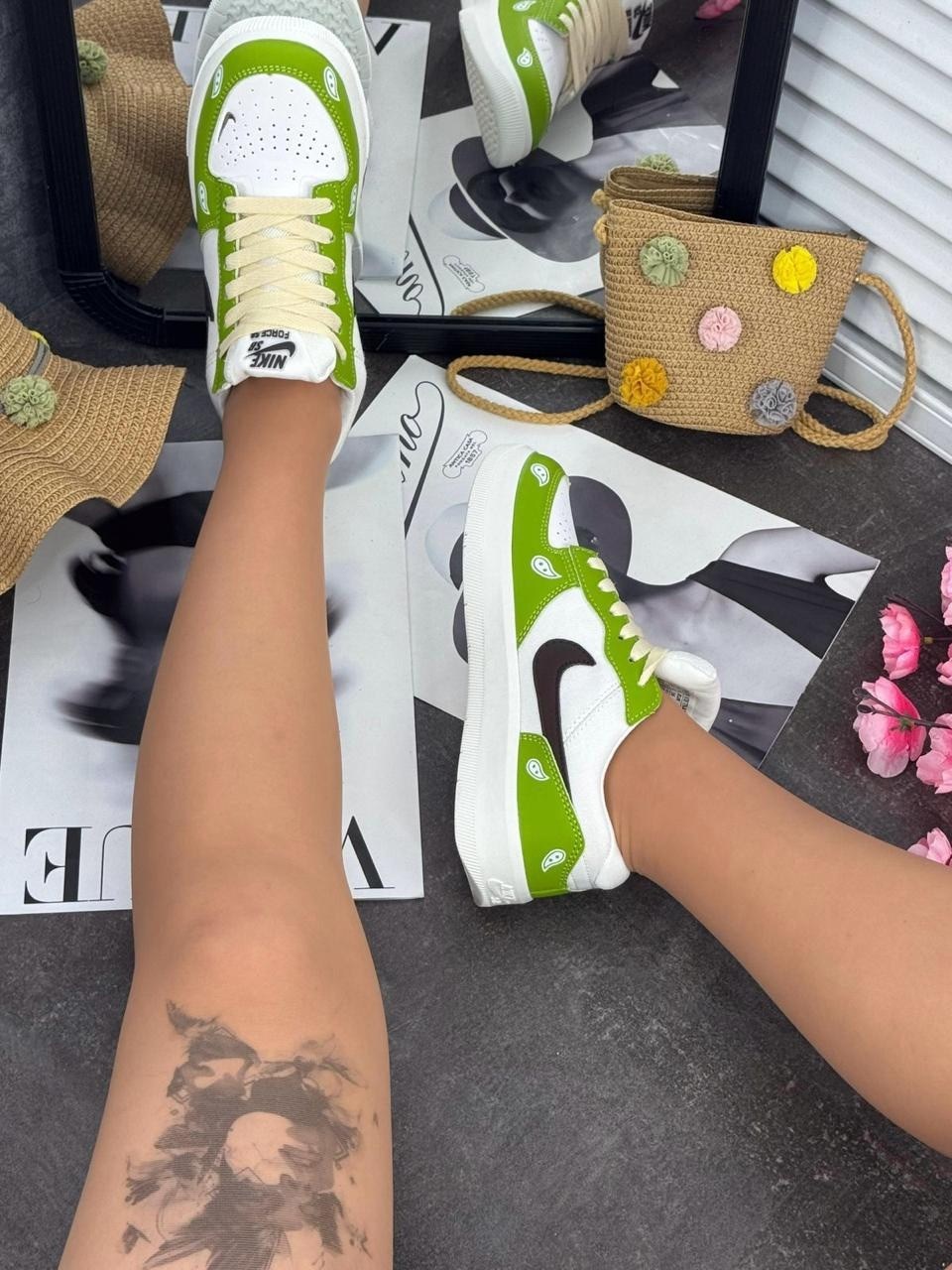 кроссовки,кроссовки женскиe,кроссовки для девушек,кроссовки женские зеленые,кроссовки nike