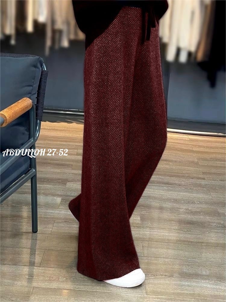 штаны палаццо женские трикотажные,вязаные брюки,широкие женские брюки,кашемировые женские штаны,женские брюки