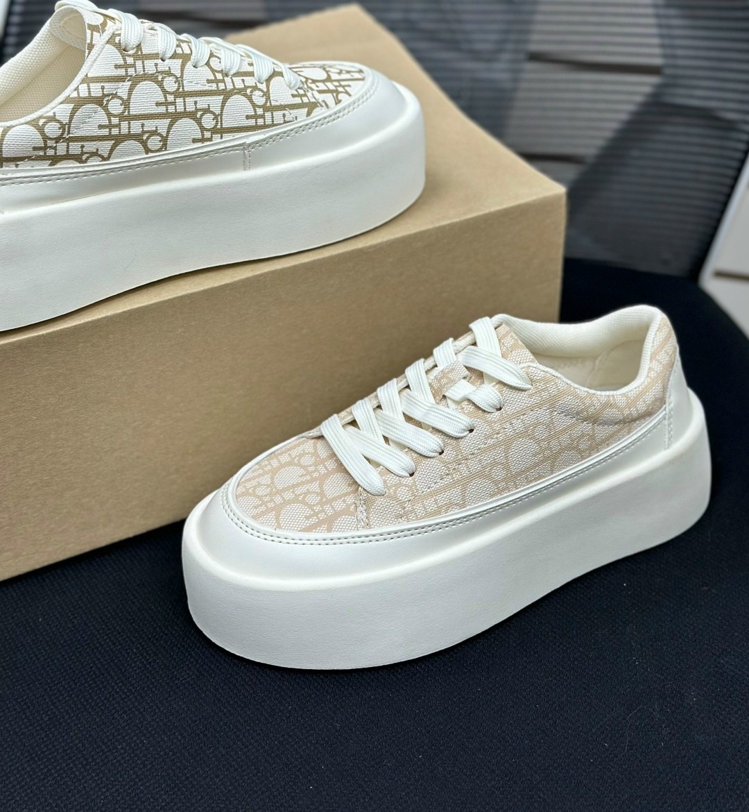 dior женские кеды на платформе walk'n' - grey / white,кеды диор,кеды женские dior,женские бежевые кеды christian dior walk'n' на высокой подошве,кеды диор женские