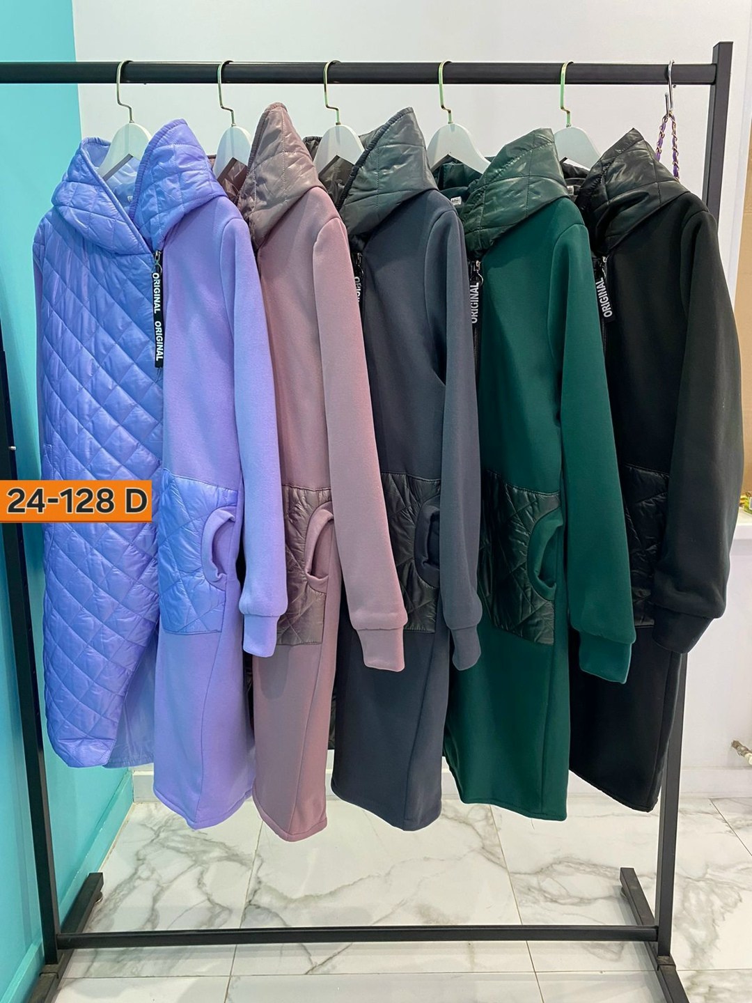 женская верхняя одежда больших размеров,удлиненная куртка,комбинированное пальто,куртка демисезонная,демисезонная куртка больших размеров