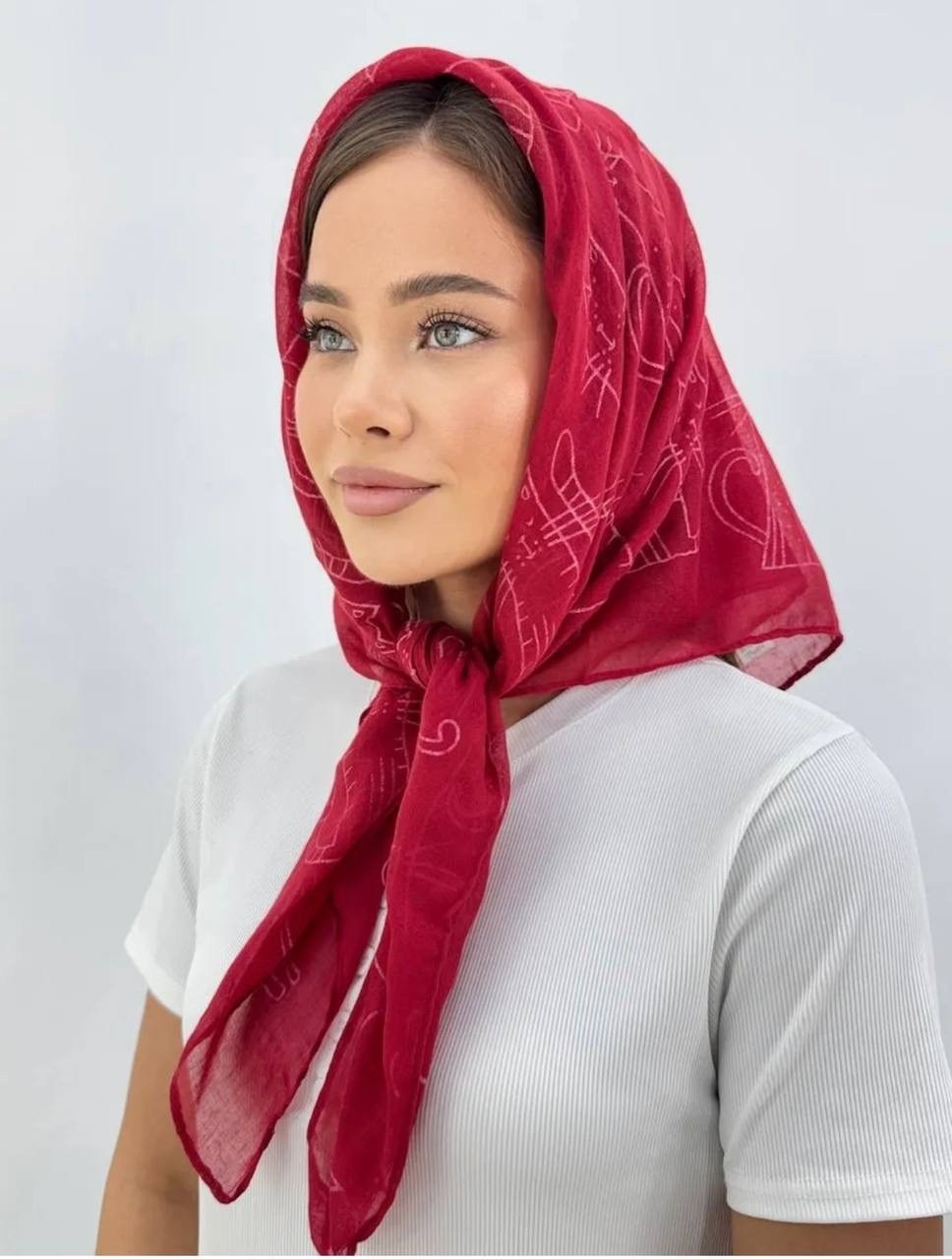 платок косынка на голову и шею,платок косынка на голову,платки тонки,платок черный,платок женская