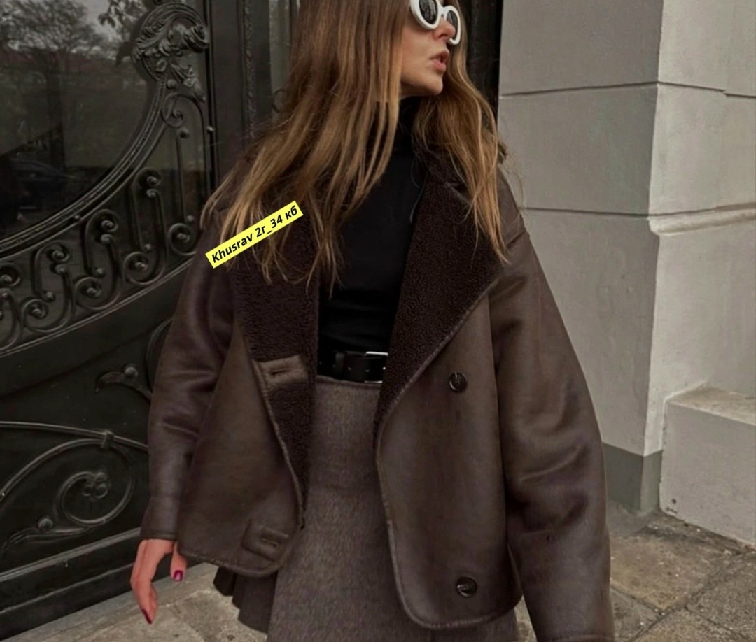 стиль одежды,дубленка авиатор зимняя осень оверсайз glossy style,дубленка женская оверсайз,зимняя дубленка оверсайз,дубленка оверсайз