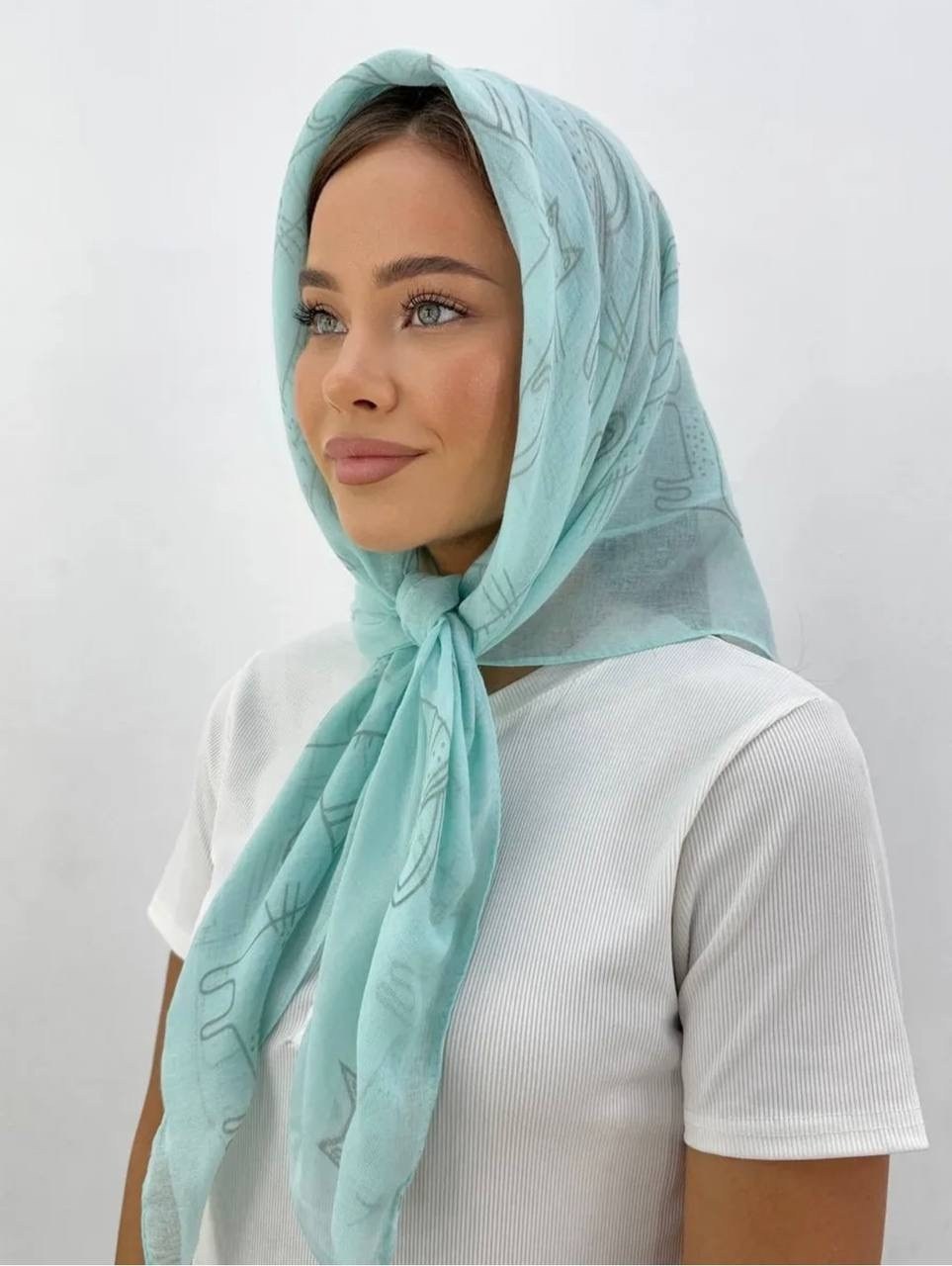 платок косынка на голову и шею,платок косынка на голову,платки тонки,платок черный,платок женская