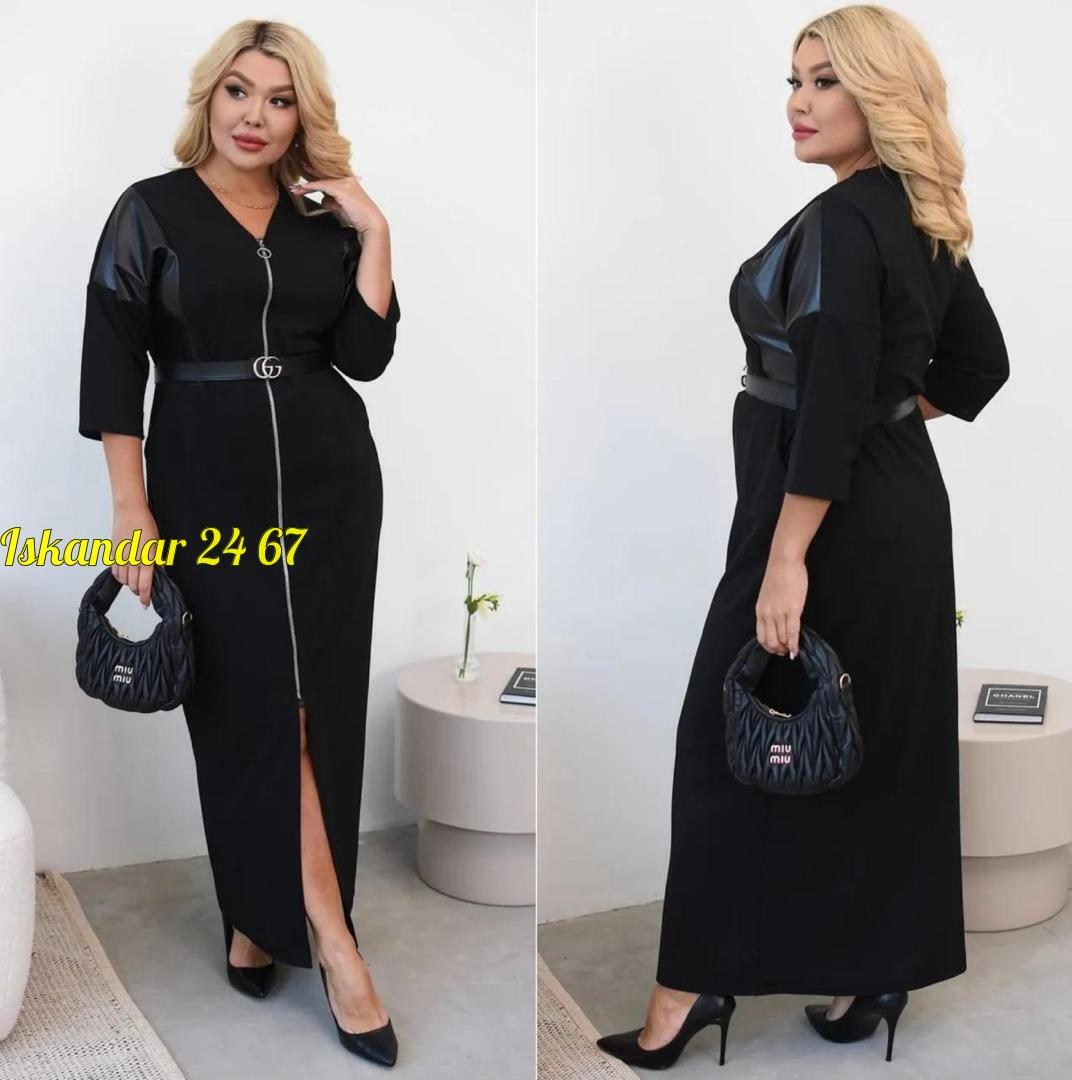 платье большие размеры,платье комбинированное,платье,прямое платье,женское платье