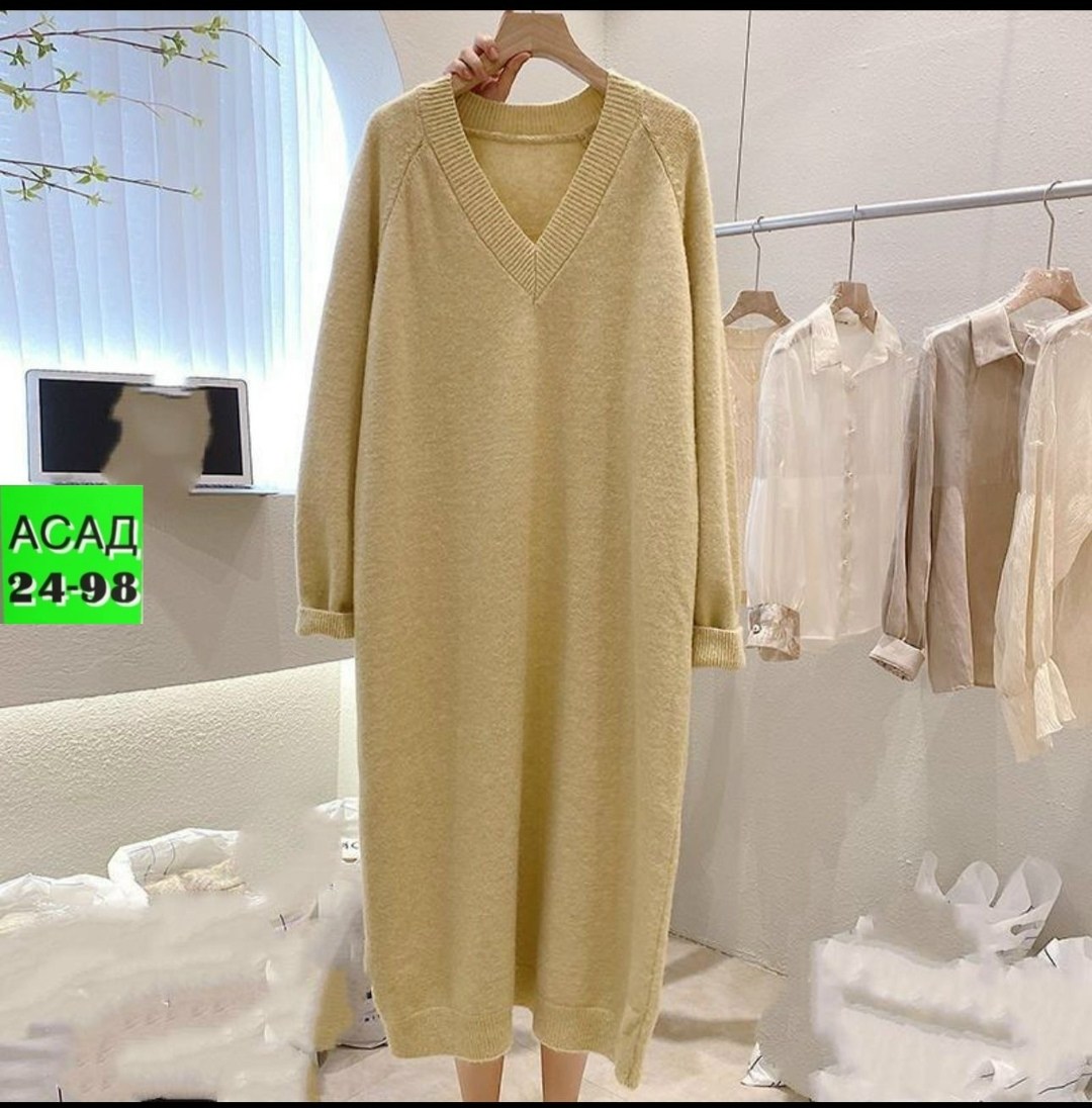 трикотажное платье,платье женская,вязаное платье свитер,шерстяное платье,платье длинное вязаное