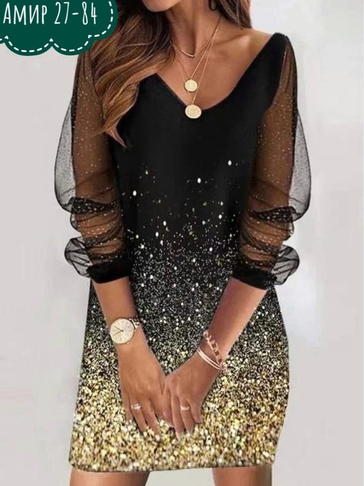 нарядное платье,женское платье,модное платье,платье градиент,женское модное платье