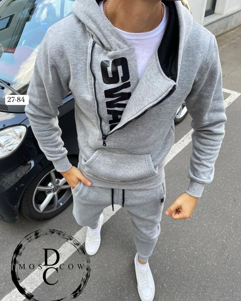 спортивный костюм мужской на флисе арт. 1347591,мужской спортивный костюм на флисе,мужской теплый спортивный костюм на флисе,спортивный костюм мужской с капюшоном серый,спортивный мужской костюм