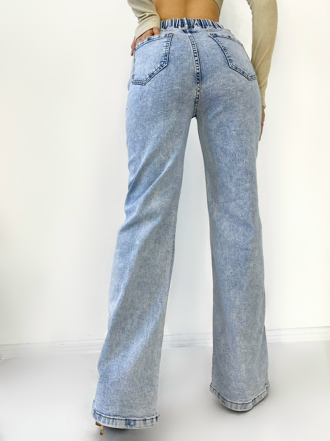 женские джинсы,джинсы широкие,джинсы широкие с высокой посадкой kenchin,джинсы широкие с высокой посадкой vailo,джинсы палаццо