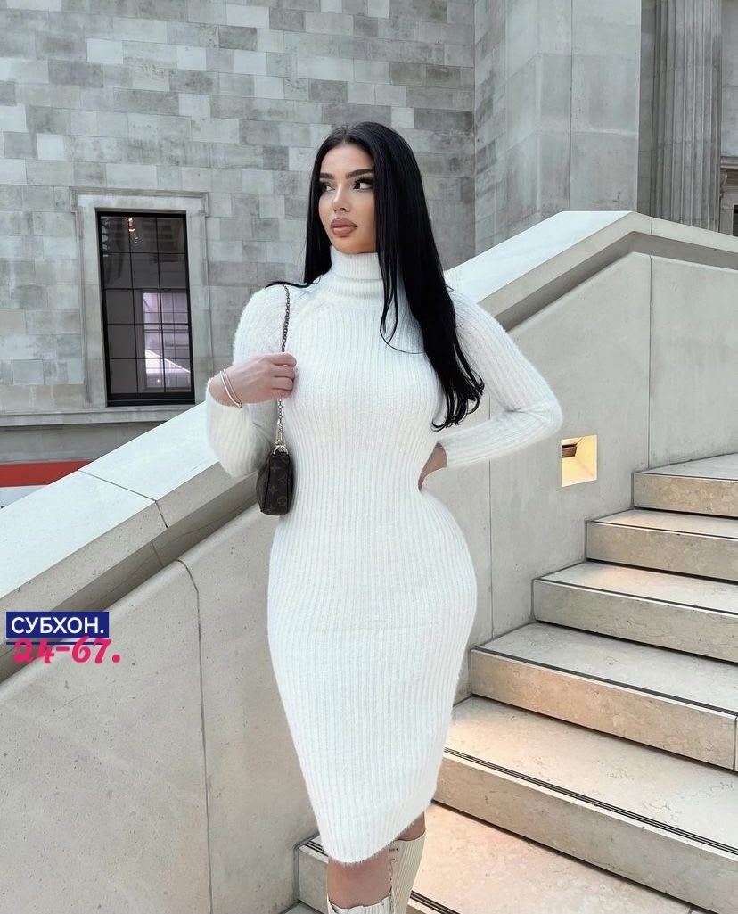 платье женское лапша,платье с высоким горлом,платье лапша,вязаное платье миди,женское платье ткань турецкая лапша