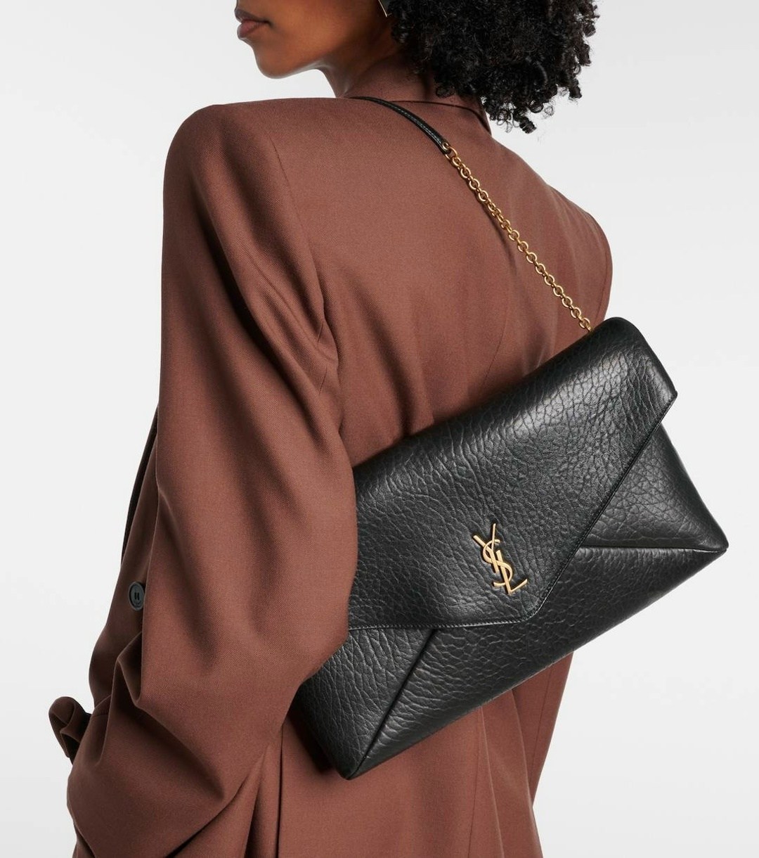 cумка saint laurent,клатч saint laurent,saint laurent,yves saint laurent сумка,saint laurent черная кожаная сумка через плечо calypso для женщин