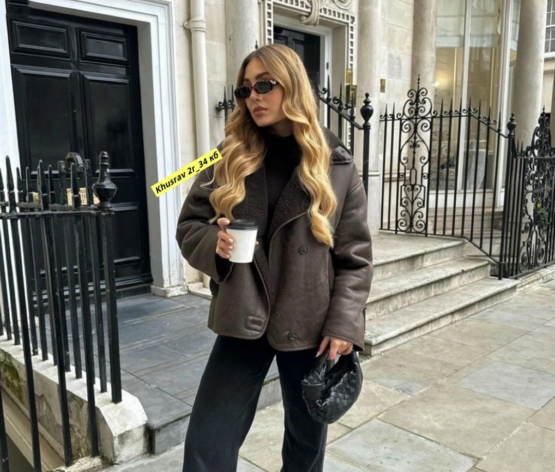 стиль одежды,дубленка авиатор зимняя осень оверсайз glossy style,дубленка женская оверсайз,зимняя дубленка оверсайз,дубленка оверсайз