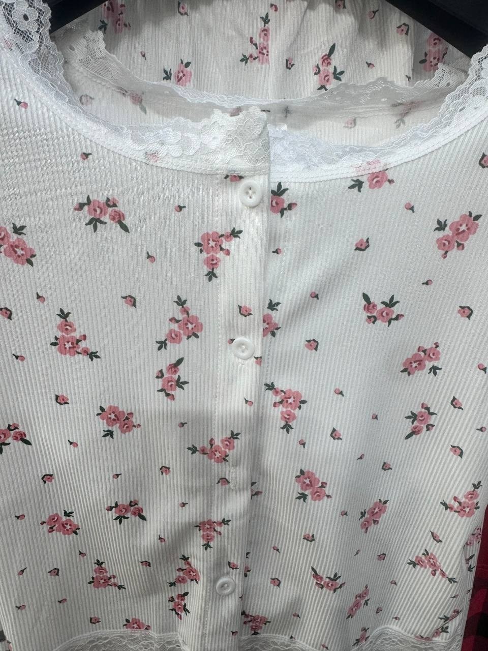 женские пижамы,пижама 1850059-1 sadovod 365 дней,пижама для женщин,комплект пижама,женская домашняя одежда пижамный комплект с принтом вишни