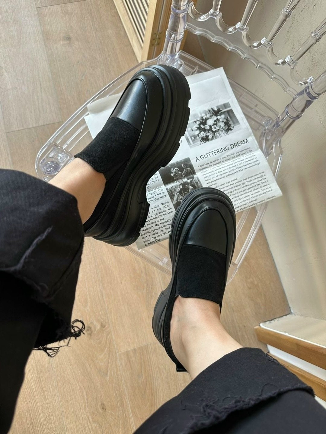 ,лоферы женские,женские обуви,лоферы ,платформа