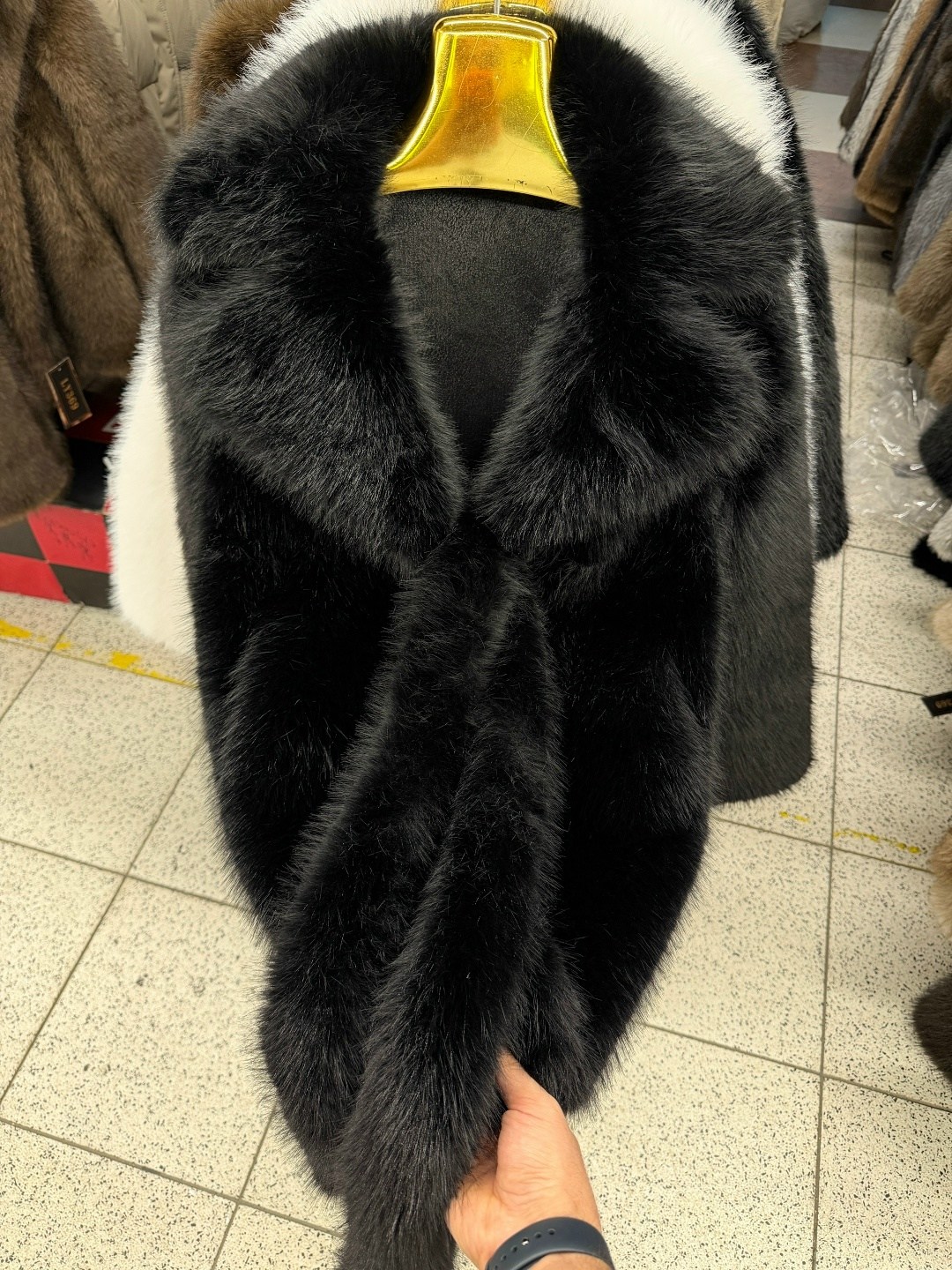 меховая накидка,плотная теплая однотонная пушистая накидка из искусственного меха норки и лисы,женская шуба из натурального меха норки,меховая шаль,меховой палантин