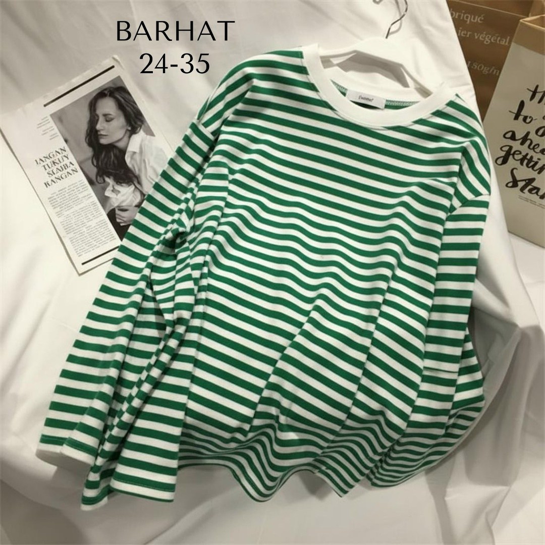 полосатая футболка женская,футболка в полоску женская,кофта женская,футболка в полоску с длинным рукавом,свитшот оверсайз в корейском стиле