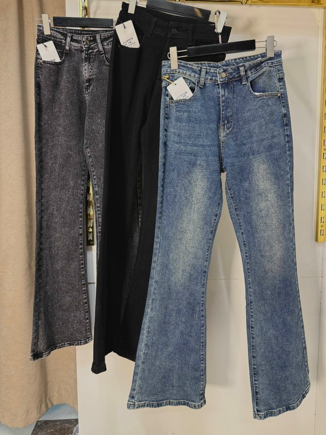 джинсы клеш,джинсы клеш женские,женские джинсы,джинсы,джинсы женские 7007 "однотонные-клеш № 1" серые