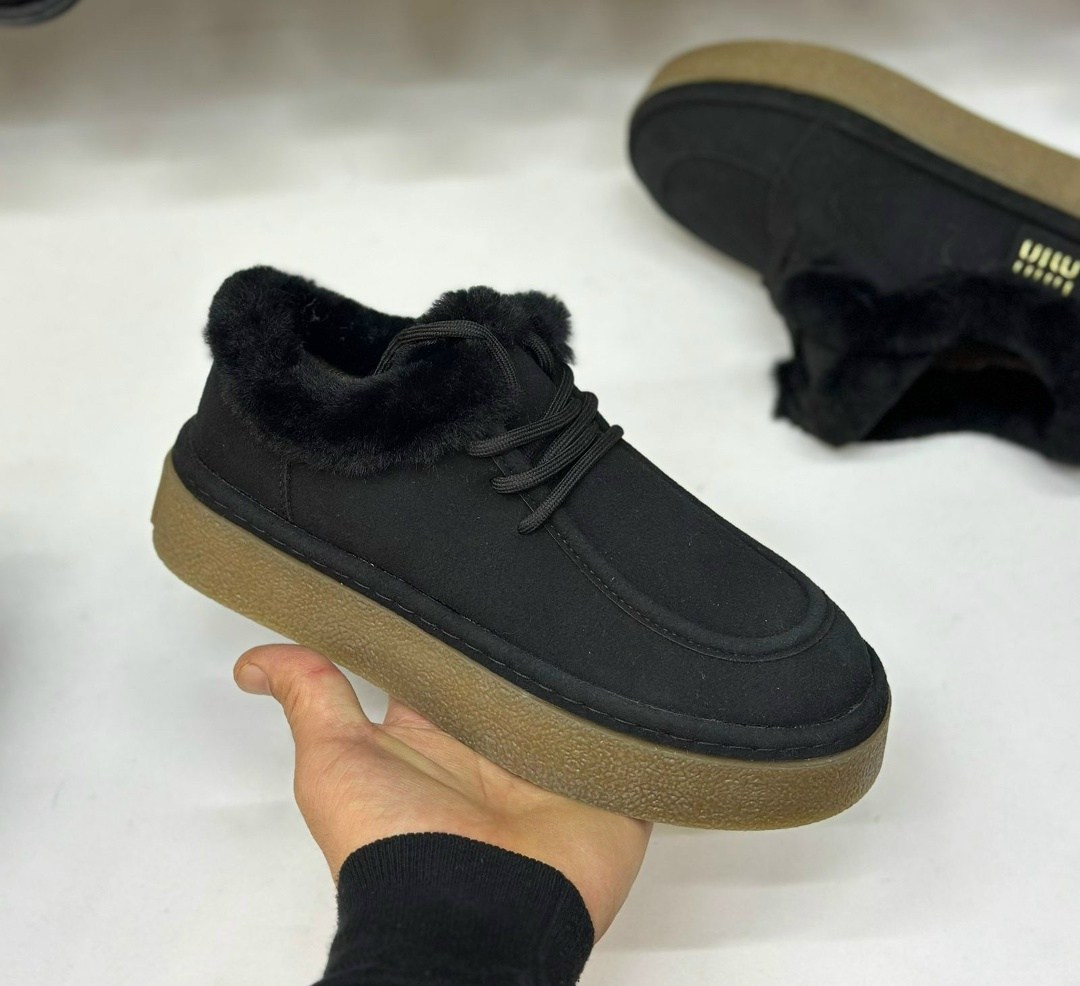 , женская,зимняя женская ,угги женские,замшевые женские ботинки с мехом prada коричневые