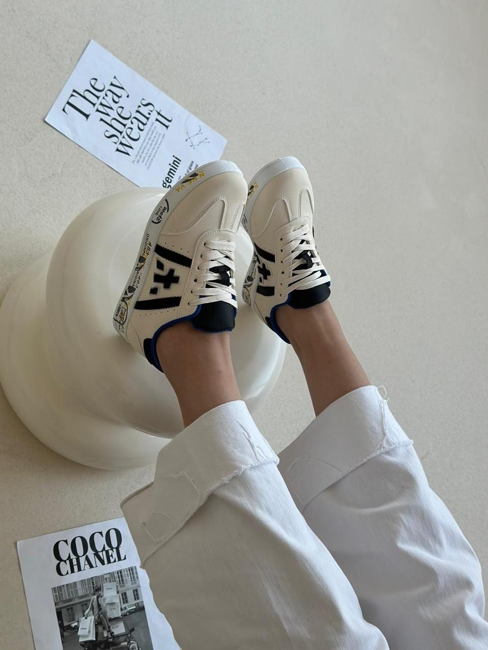 ,женские кроссовки,кроссовки premiata,мужские кроссовки premiata,комбинированные кроссовки premiata