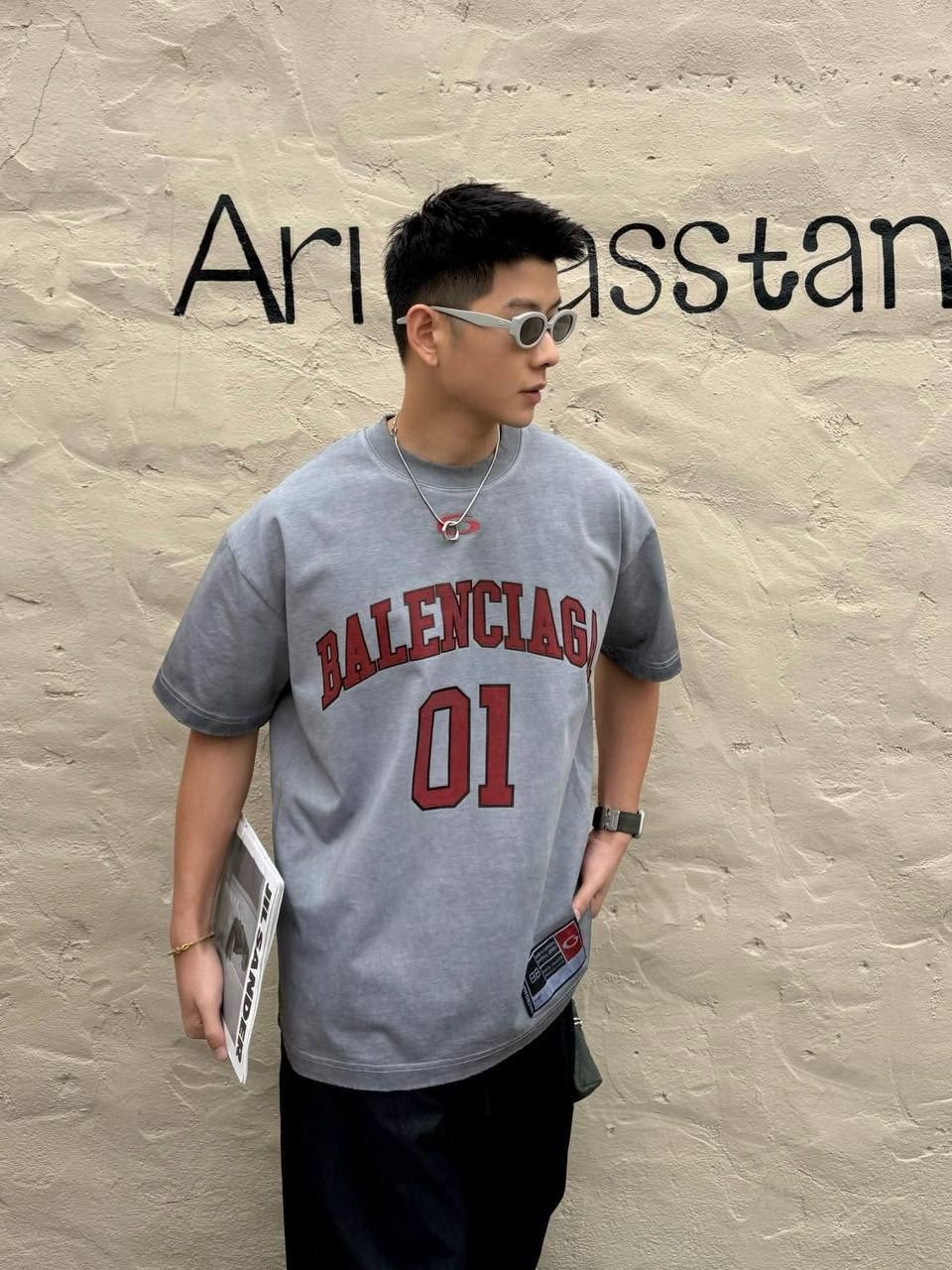 брендовые вещи,футболки брендовые,футболка balenciaga,мужская футболка balenciaga,баленсиага футболка