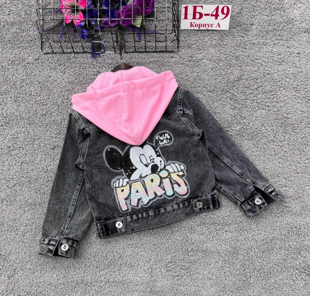 джинсовая куртка,куртка джинсовая jeans fashion микки маус,джинсовая куртка для девочек,джинсовая куртка женская с микки маусом,джинсовая куртка с капюшоном