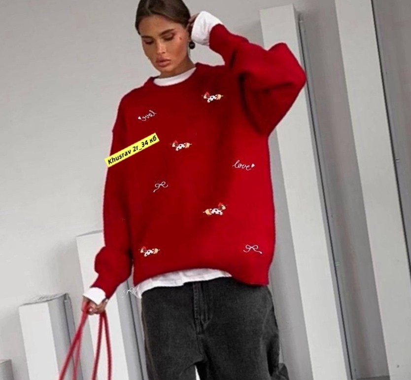 детский свитер,свитер с вышивкой,трикотажный свитер,свитер,свитер для девочки