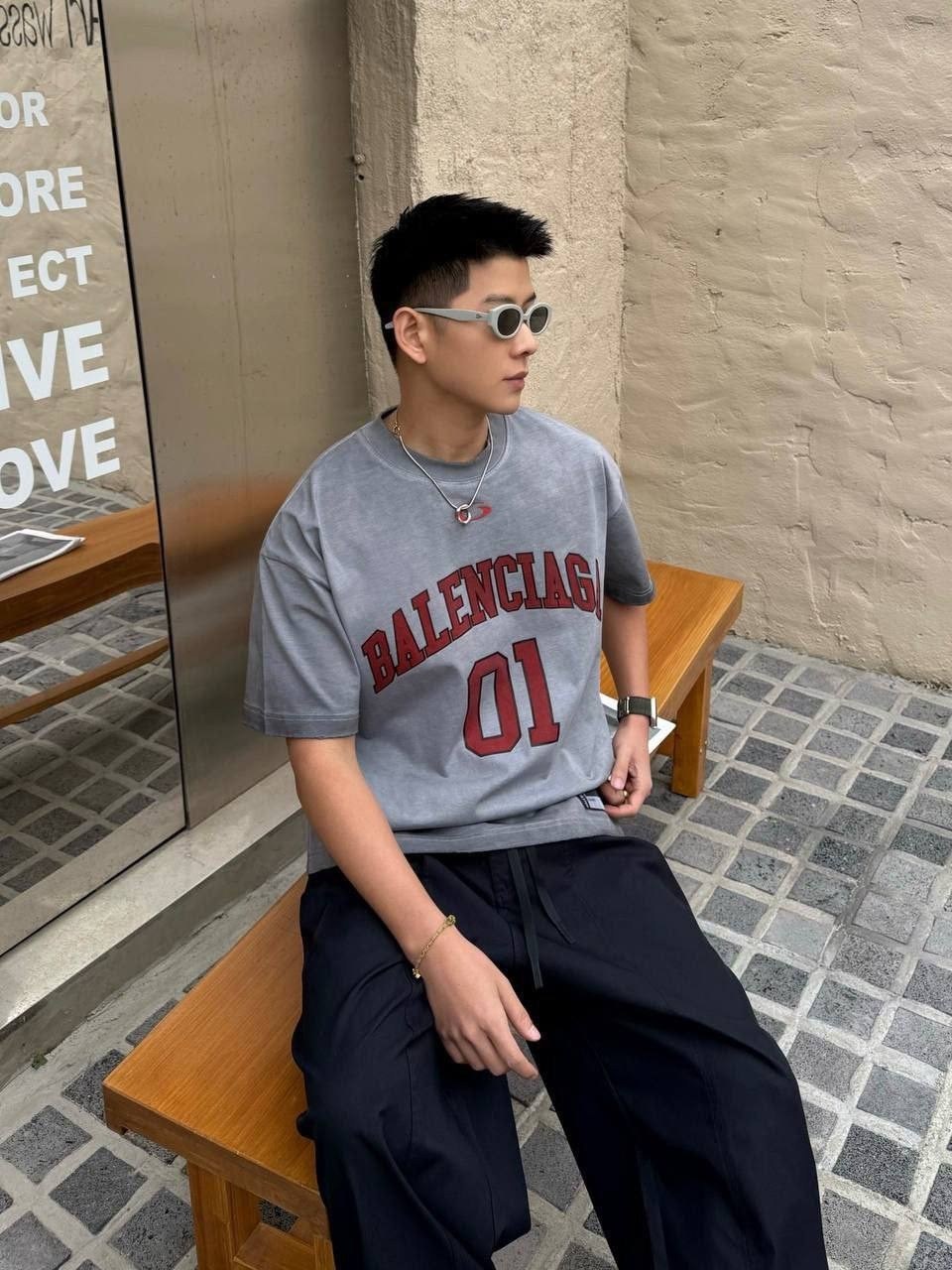 брендовые вещи,футболки брендовые,футболка balenciaga,мужская футболка balenciaga,баленсиага футболка