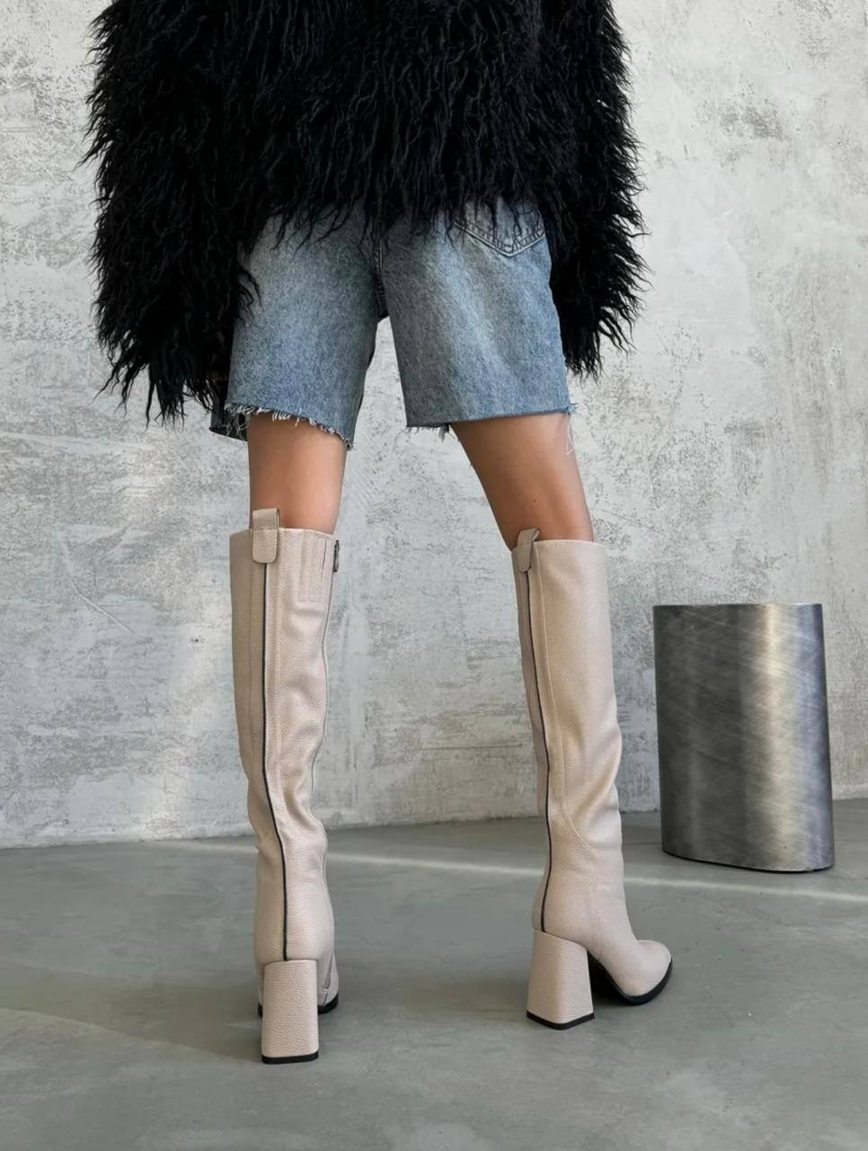 бежевые сапоги,сапоги,женские сапоги,сапоги высокие,белые сапоги