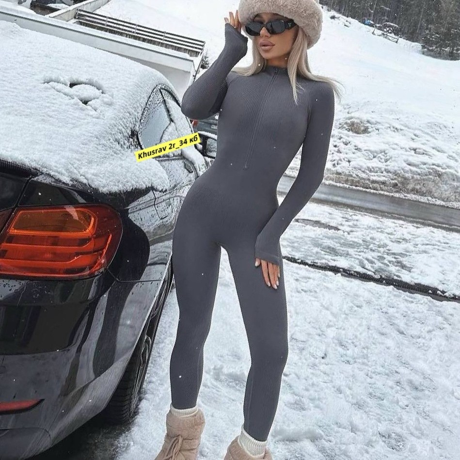 комбинезон на флисе,комбинезон женский,комбинезон,брючный комбинезон,комбинезон трикотажный облегающий чёрный