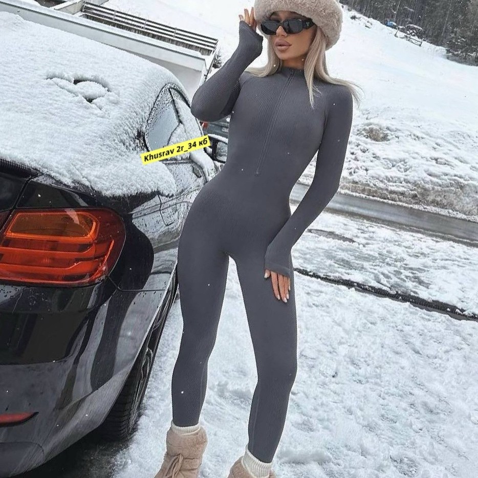 комбинезон на флисе,комбинезон женский,комбинезон,брючный комбинезон,комбинезон трикотажный облегающий чёрный