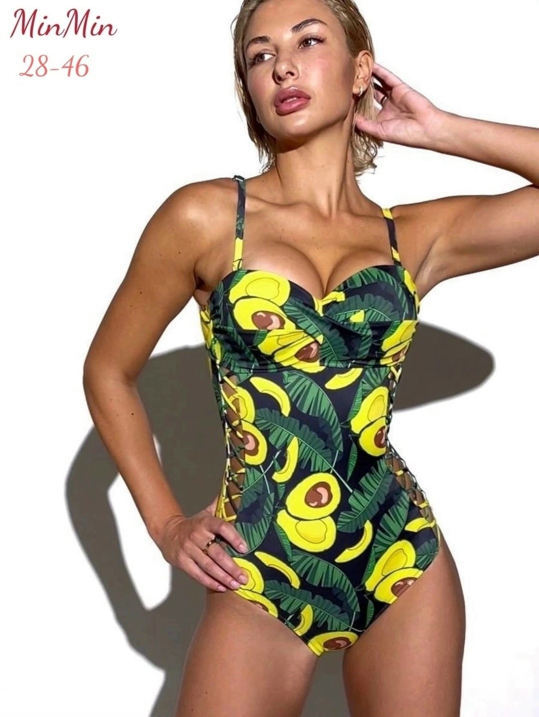 женские слитные купальники,купальники слитные,купальник,женские купальники,купальник с авокадо женский