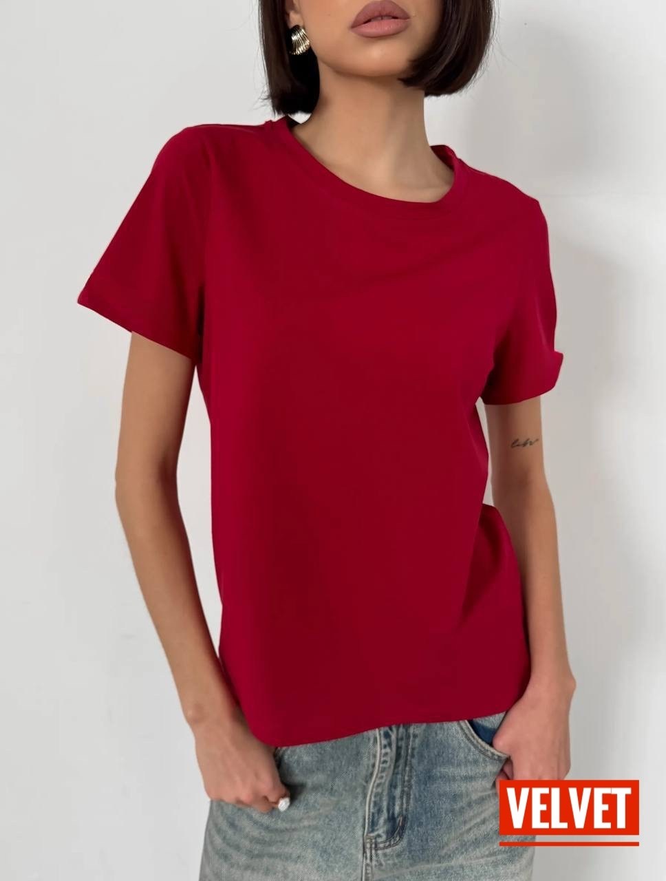 женская базовая футболка,женская футболка,коричневая женская футболка,базовая футболка,женская однотонная футболка