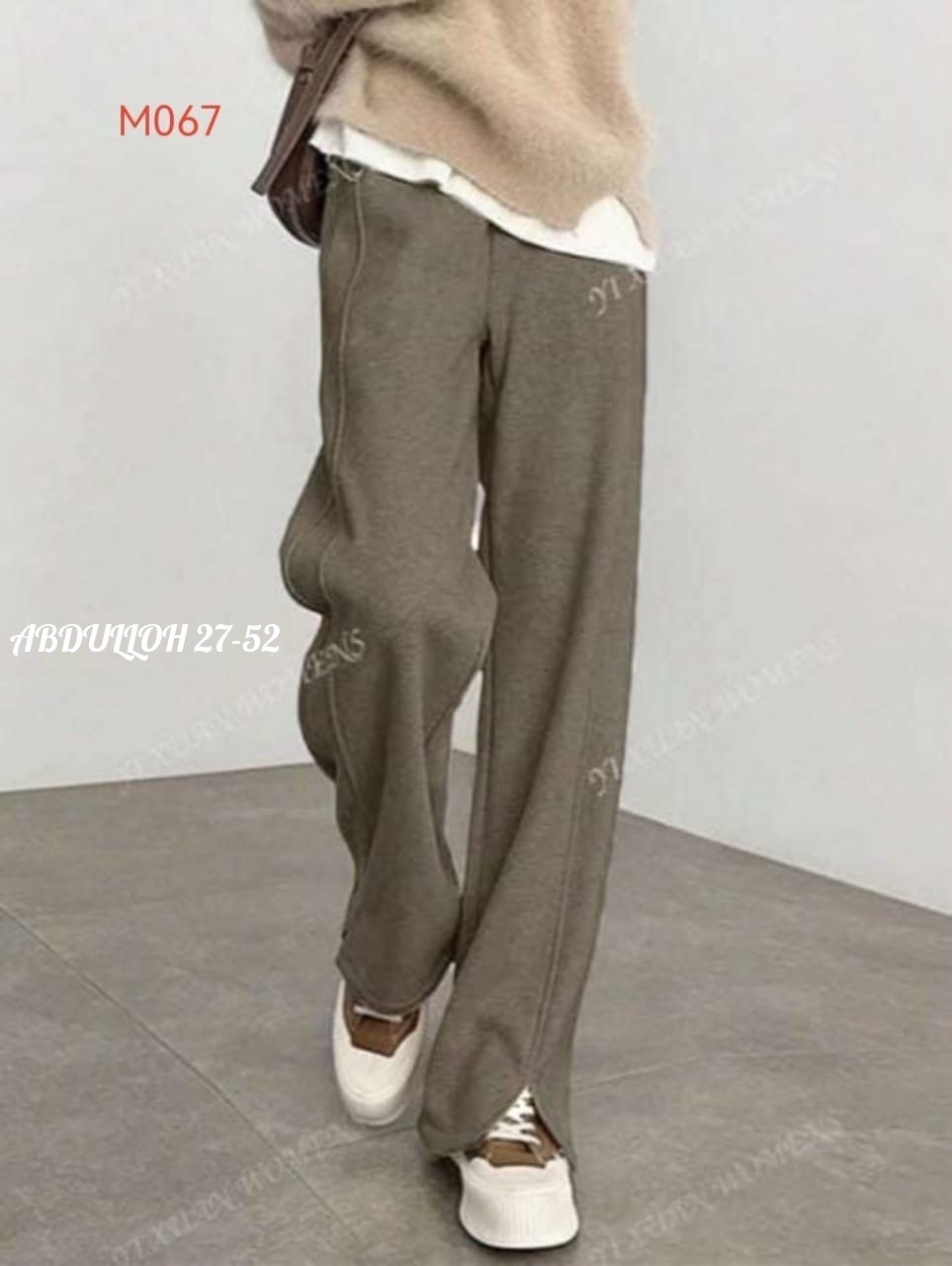 широкие брюки,повседневные брюки,брюки прямого кроя,женские шерстяные брюки zefansuli,повседневные модные трикотажные брюки с широкими штанинами