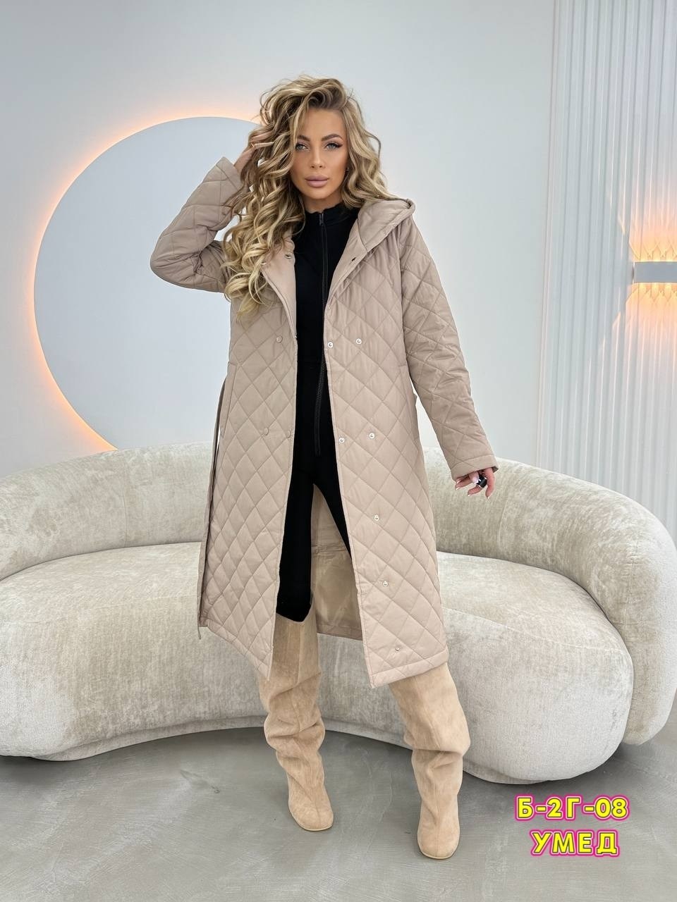 пальто женское демисезонное стеганое,пальто женское стеганое,стеганое пальто,пальто стеганое с капюшоном больших размеров mix moda,демисезонная куртка женская