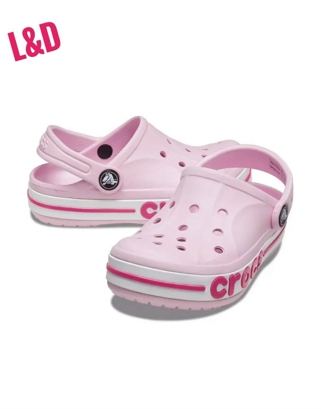 сабо crocs crocs bayaband цвет розовый размер 38-39,сабо crocs,сабо crocs bayaband clog розовый,сабо crocs bayaband clog розовый/светло-розовый,crocs розовые женские