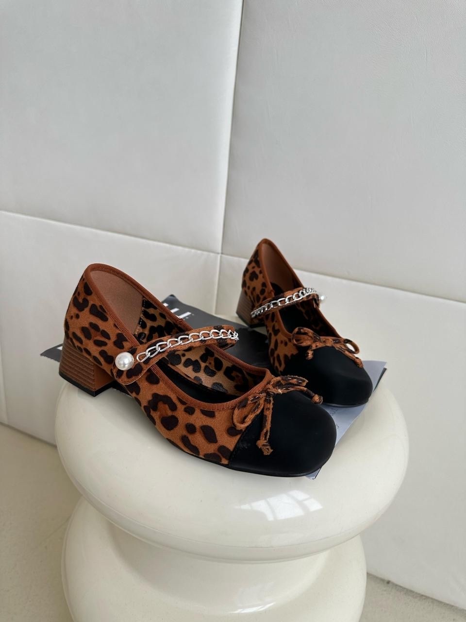 ,женские туфли мэри джейн с леопардовым принтом,женские туфли на плоской подошве,женская ,леопардовые туфли