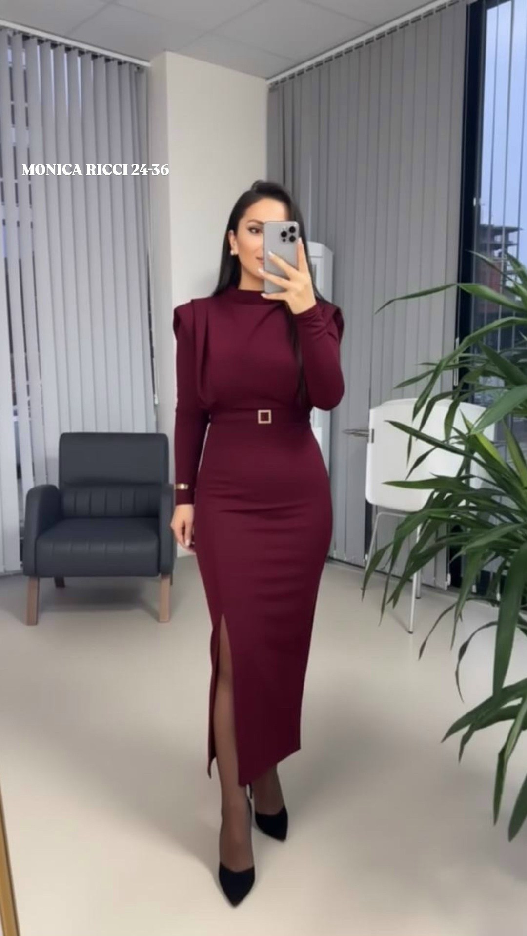 платье вечернее праздничное с разрезом,padded shoulder belted dress - burgundy,вечернее платье хиджаба сливового цвета с завязкой на талии,платье женское вечернее с разрезом на ноге,праздничное платье