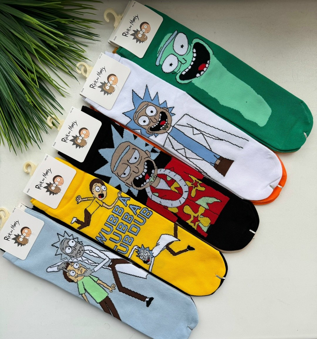 носки с риком и морти,носки с риком и морти мужские,носки рик,комплект носков рик и морти,носки комплект