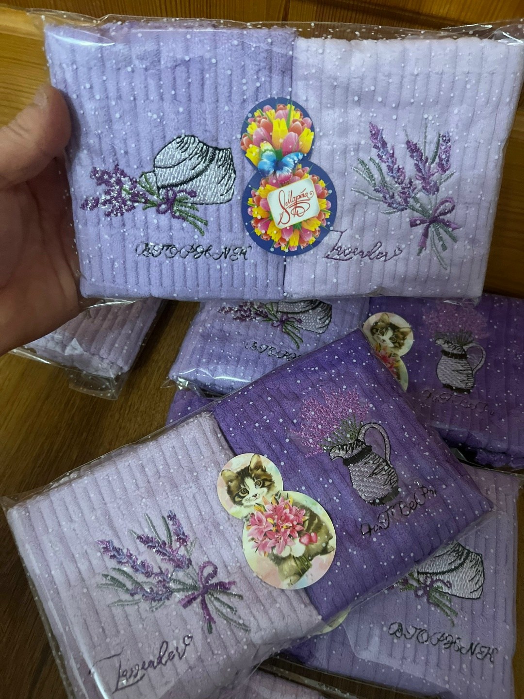 полотенце кухонное лаванда,полотенце кухонное набор 6 шт,полотенца для кухни,набор кухонные полотенец,кухонные полотенец микрофибра подарочный набор