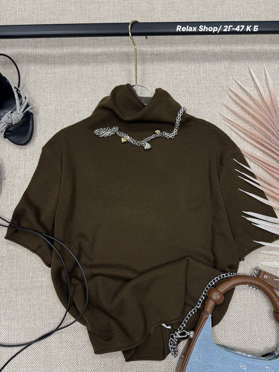 водолазка с короткими рукавами,женский свитер,свитер с короткими рукавами,женский пуловер,свободный свитер