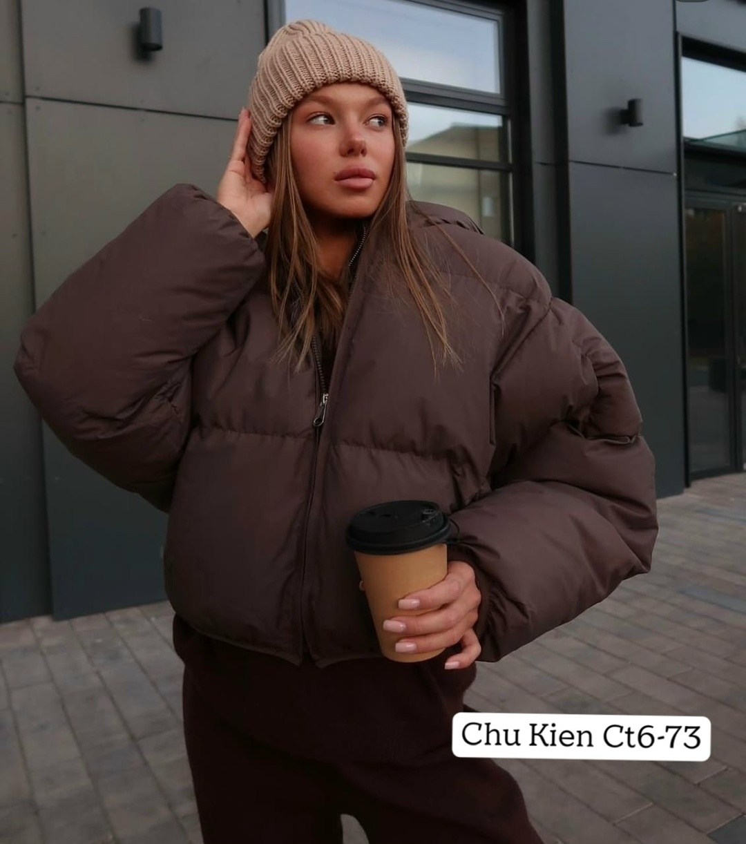 демисезонная куртка,куртка оверсайз,куртка зимняя короткая оверсайз olso brand,женская куртка,пуховик женский