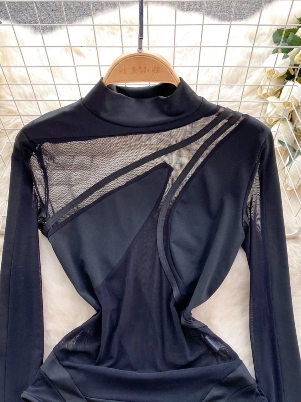 боди с воротником стойкой,с длинным рукавом боди,женская боди,прозрачное боди с длинными рукавом,боди для женщин