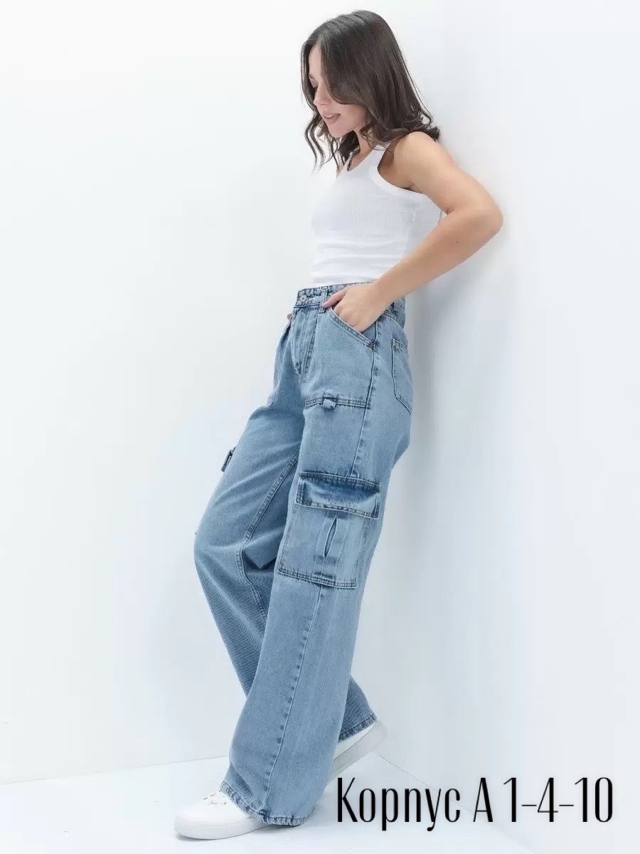 джинсы карго широкие подростковые mili bo_wear,джинсы для девочек карго,джинсы карго,широкие джинсы,джинсы для девочек