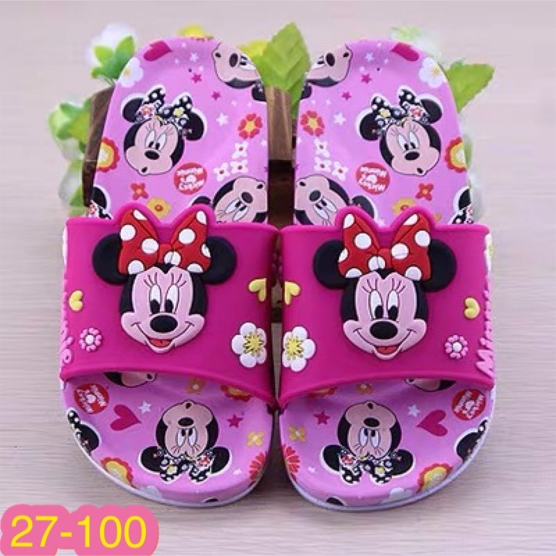 детские шлепанцы,шлепанцы микки маус,детские тапочки,тапочки для девочек,летние детские сандалии disney