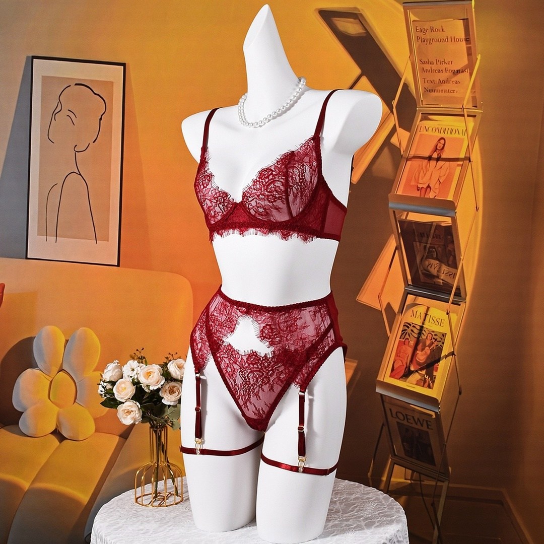 кружевной комплект нижнего белья,сексуальный кружевной комплект нижнего белья,женский сексуальный кружевной бюстгальтер, стринги, подвязки, пояс, ночное белье,нижнее белье сексуальное комплект,комплек